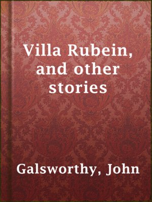 cover image of Villa Rubein, and other stories